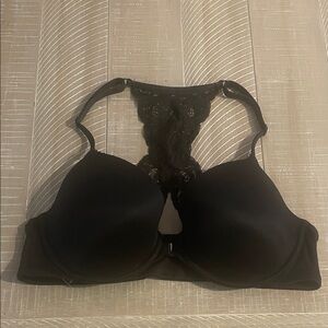 Black Lace Racerback Bra - Women's Intimates